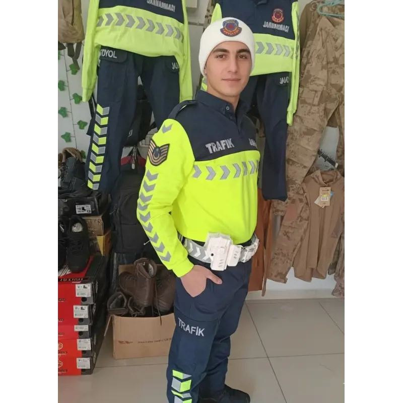 Trafik Jandarması Uzun Kollu Tişört, Jandarma Trafik Kışlık Uzun Kollu Sweatshirt, Trafik Jandarması Üniforması