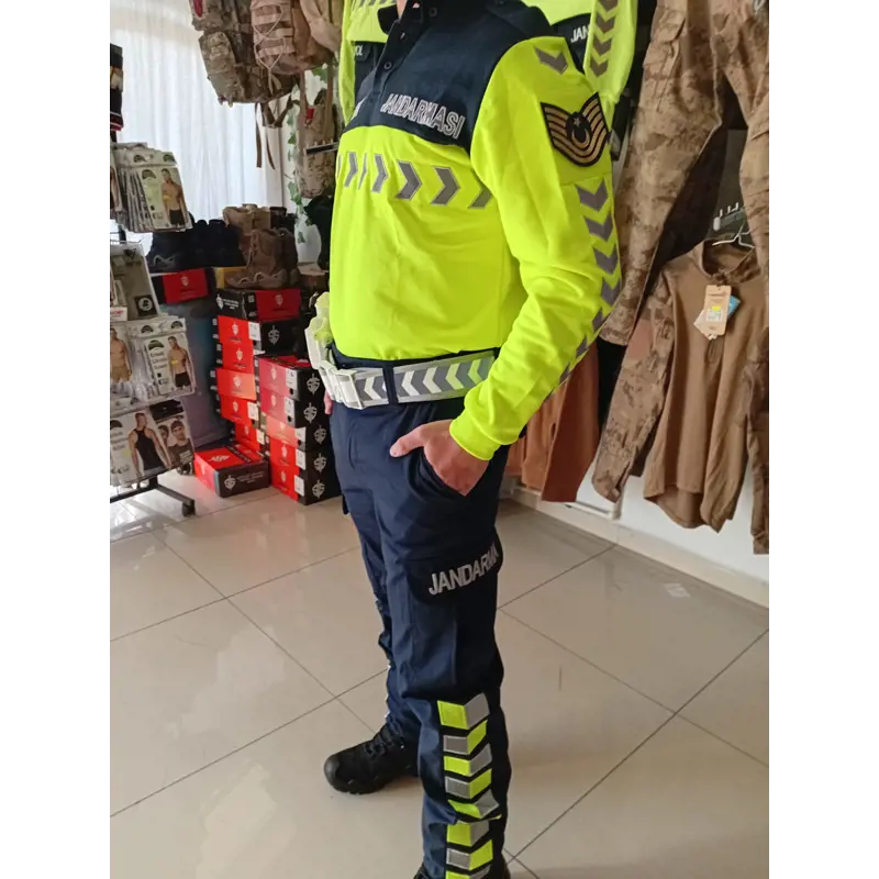 Trafik Jandarması Uzun Kollu Tişört, Jandarma Trafik Kışlık Uzun Kollu Sweatshirt, Trafik Jandarması Üniforması