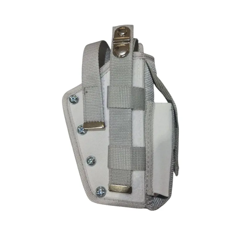 Beyaz Reflektörlü Yan Şarjörlü Silah Kılıfı ,Otoyol Trafik Beyaz Silah Kılıfı 