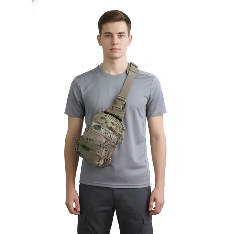 Black Grips Kamuflaj Taktik Omuz Çantası