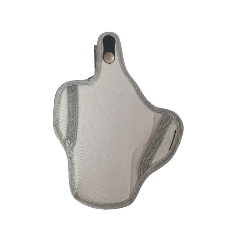 Trafik otoyol Beyaz Renk Silah Kılıfı Tam Kelebek Çıtçıtlı