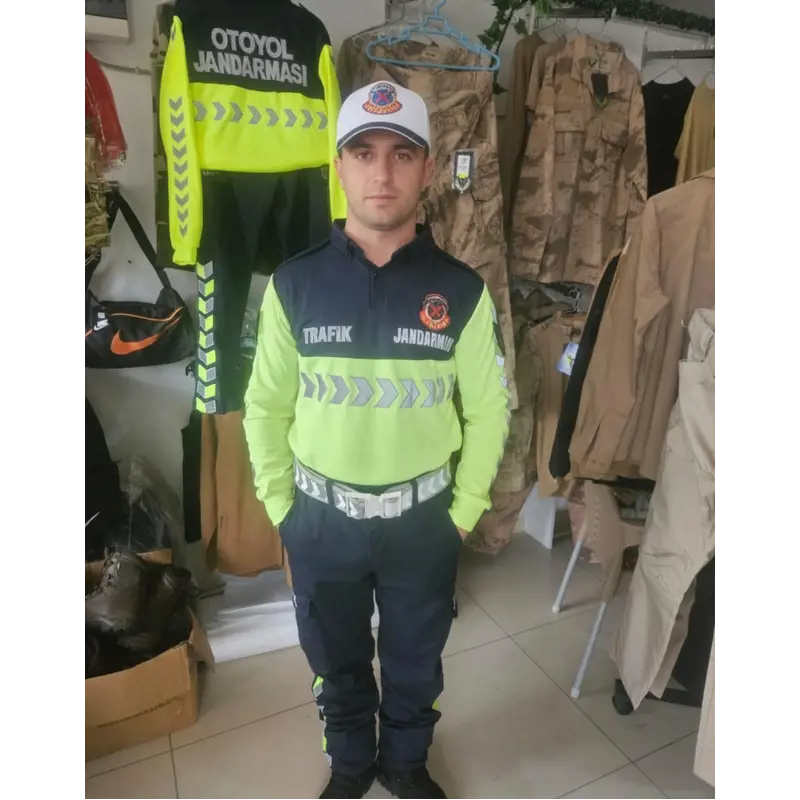 Trafik Jandarması Uzun Kollu Tişört, Jandarma Trafik Kışlık Uzun Kollu Sweatshirt, Trafik Jandarma Üniforması  