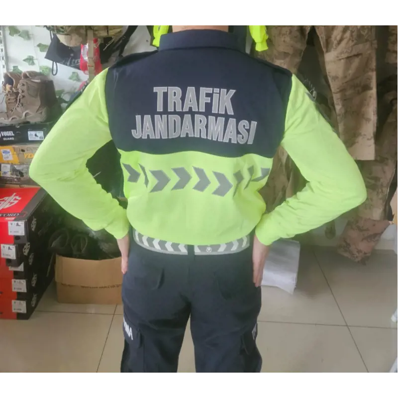 Trafik Jandarması Uzun Kollu Tişört, Jandarma Trafik Kışlık Uzun Kollu Sweatshirt, Trafik Jandarma Üniforması  