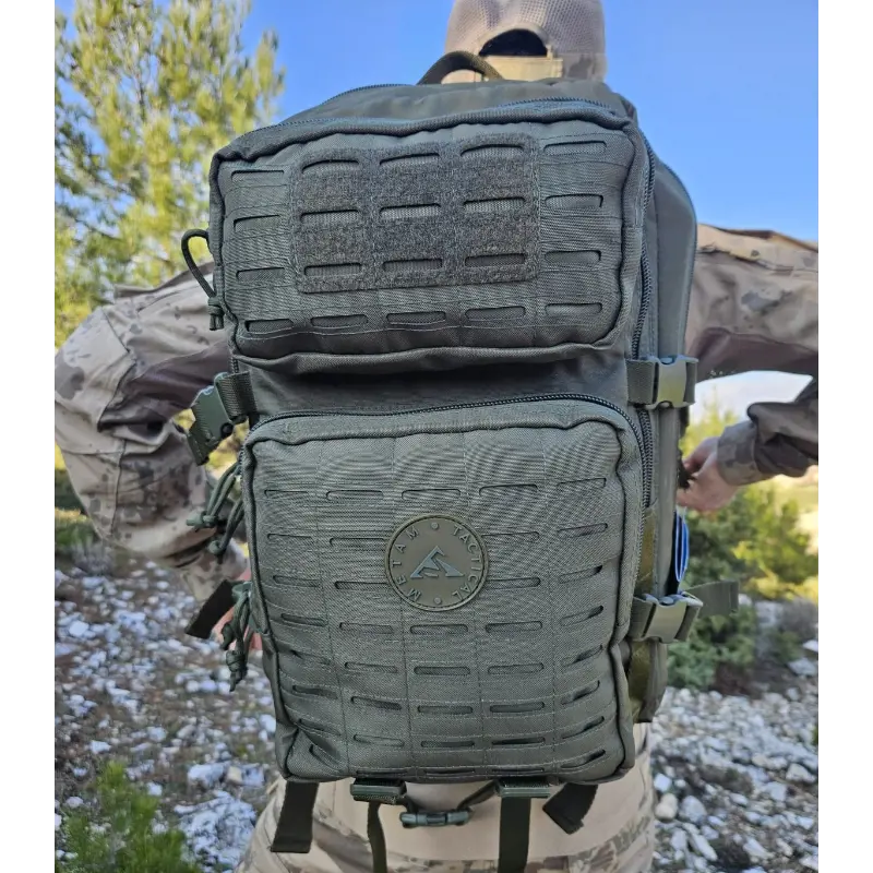 Metam 45 Litre Lazer Kesim Haki Renk Taktik Çanta