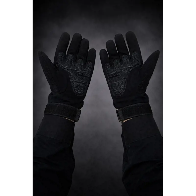 Siyah Uzun Taktik Eldiven, Uzun Korumalı Taktik Eldiven 