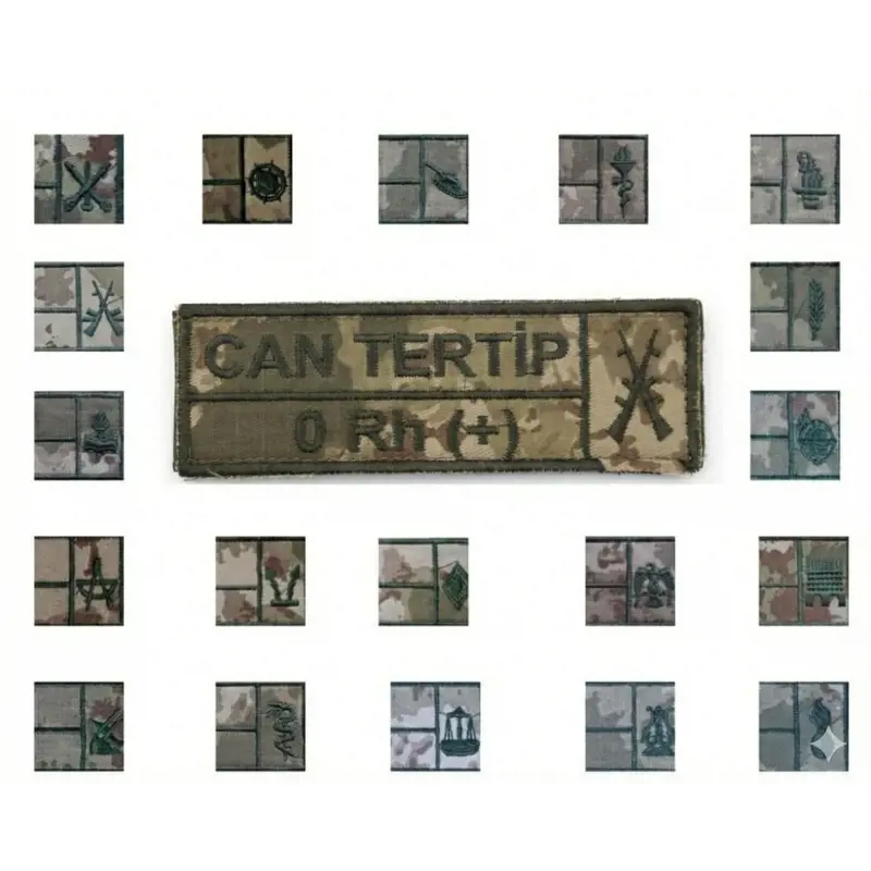 Kara Kuvvetleri İsimlik, Piyade İsimlik Nakış Tsk İsimlik