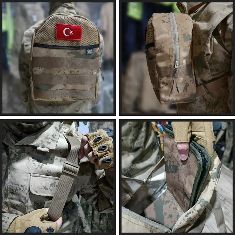 Jandarma kaplumbağa çanta, Jandarma çöl kamuflaj çanta 