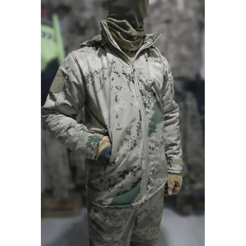 Jandarma şoftsel mont, jandarma kamuflaj mont