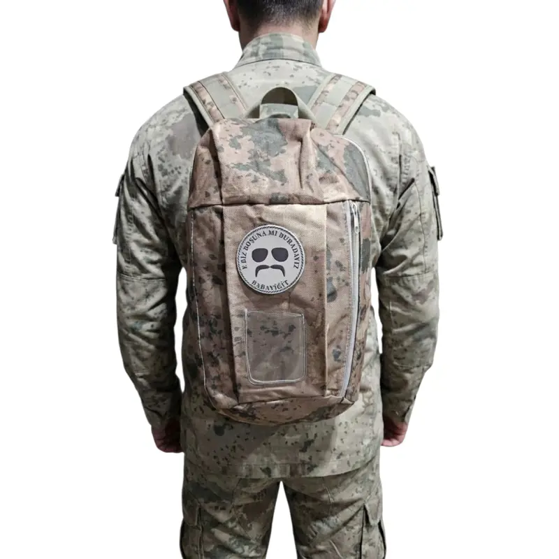 Jandarma taktik sırt çantası Kaplumbağa çanta Çöl kamuflaj çanta 