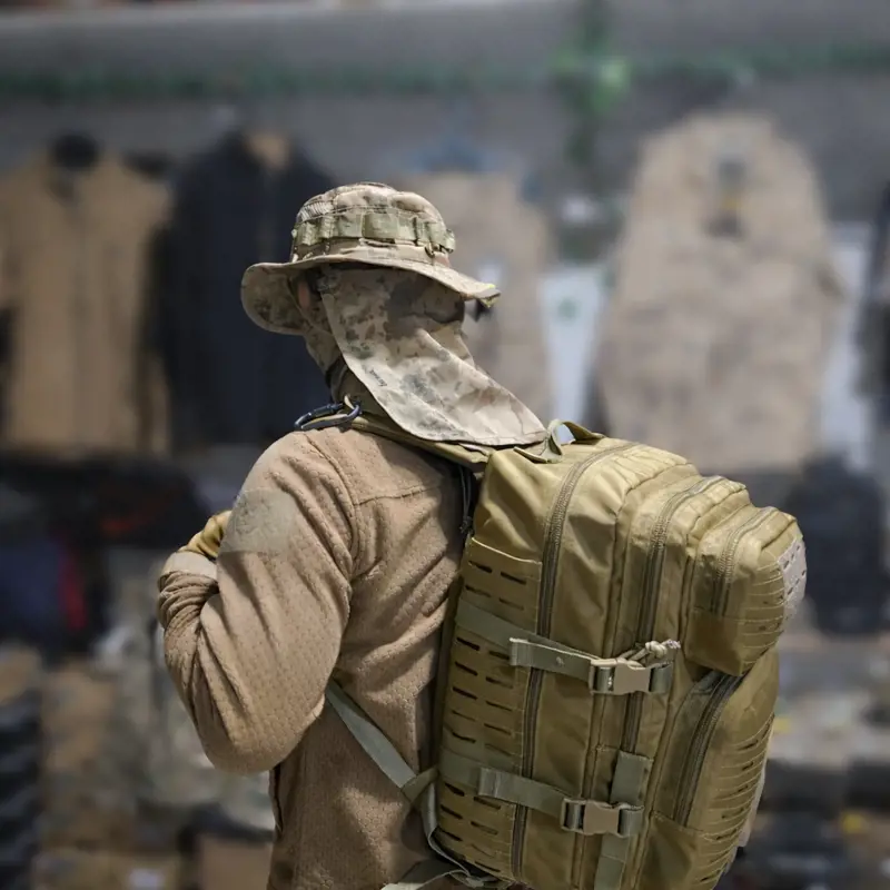 Jandarma Çöl Kamuflaj 45 Litre Taktik Sırt Çantası