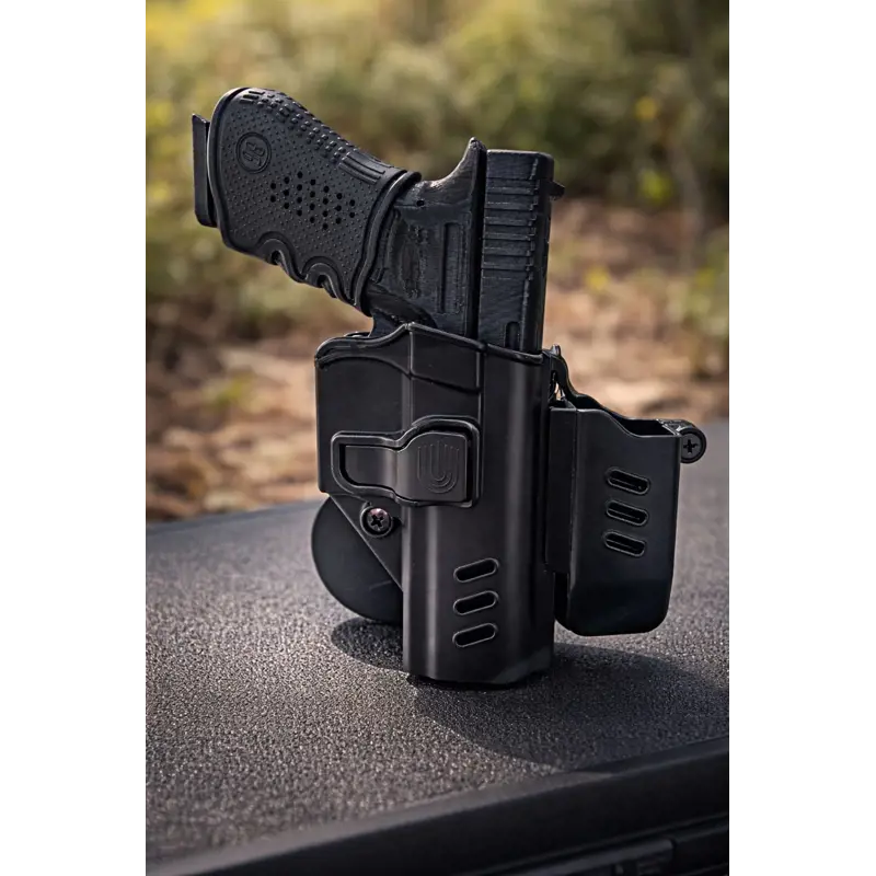 Ortopedik tabanca kabze tutacağı, Siyah kabze kılıfı 