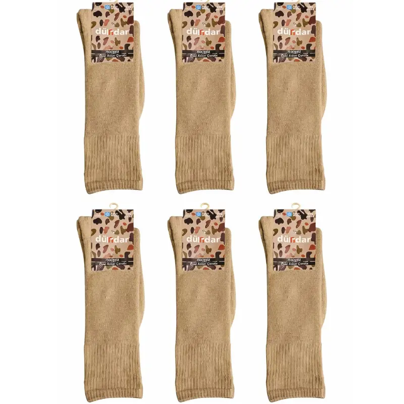 Dündar Kışlık Havlu Asker Çorabı 6'Lı