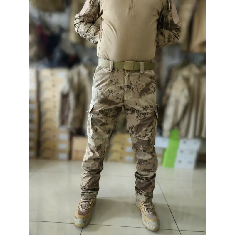 Jandarma çöl kamuflaj taktik pantolon 