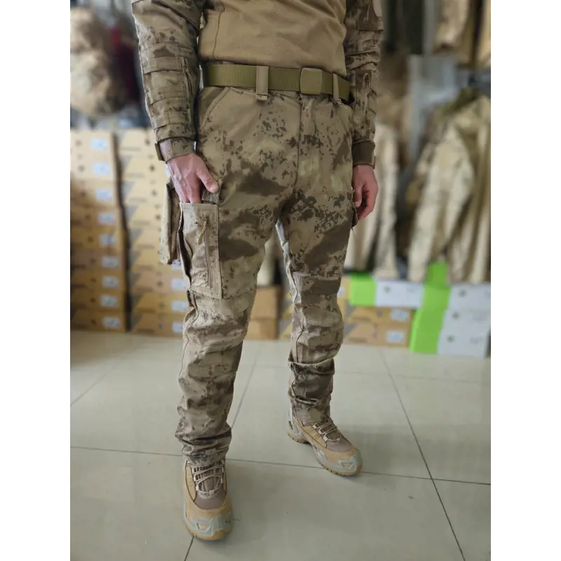 Jandarma çöl kamuflaj taktik pantolon 